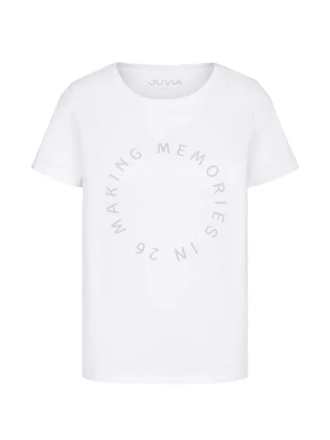 Juvia playera con estampado de letras