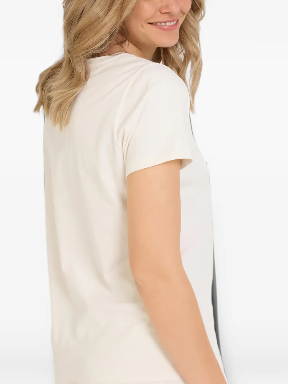 Juvia T-shirt met ronde hals Wit