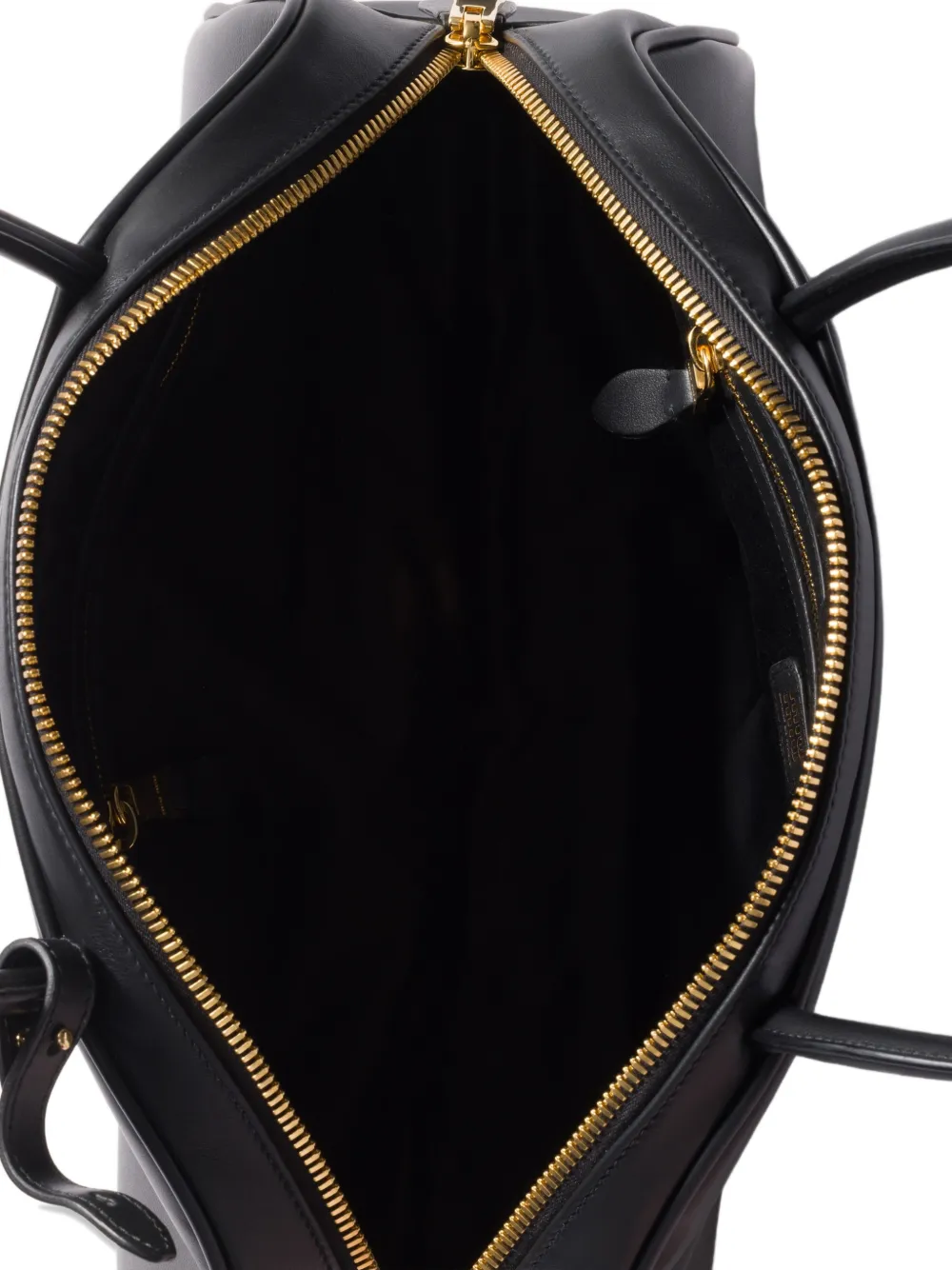 Miu Beau leren tas Zwart