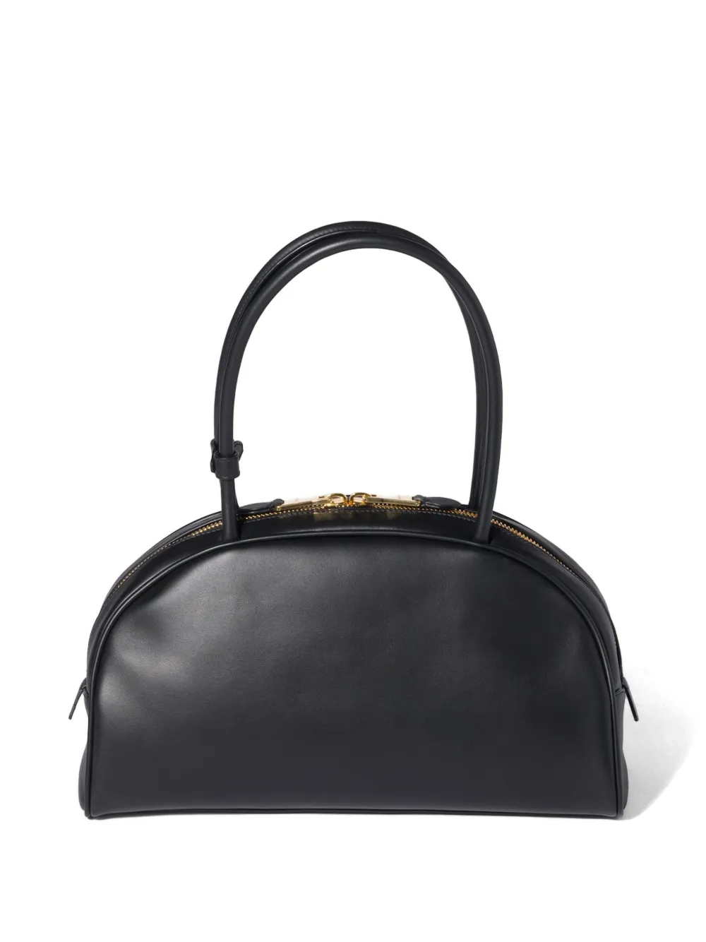 Miu Beau leren tas Zwart