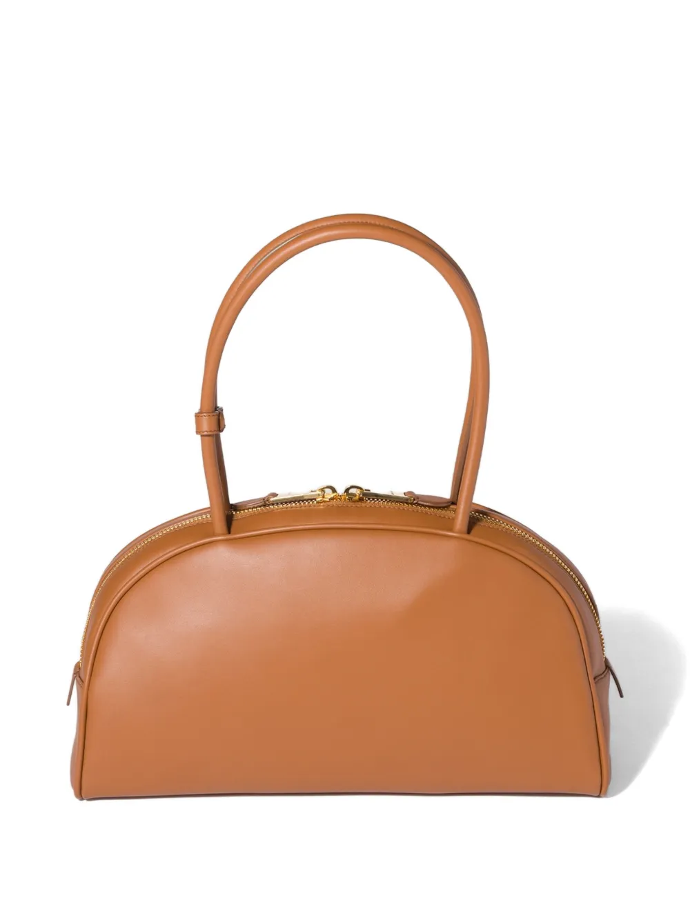 Miu Beau leren tas Bruin