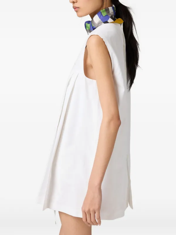 flared white mini dress Women's Black, Long-Sleeve Form-Fitted Dress Shirt main image 1