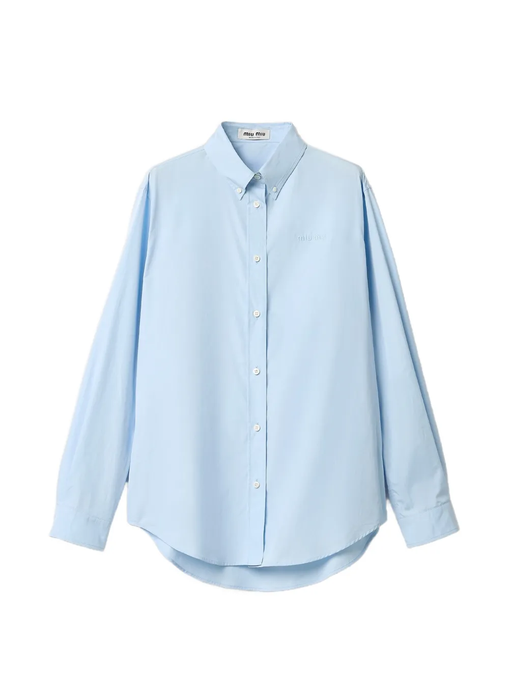 Miu Miu Camicia con ricamo - Blu
