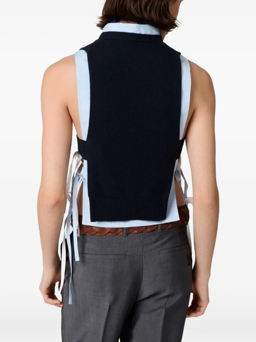 Miu Kasjmier vest Blauw
