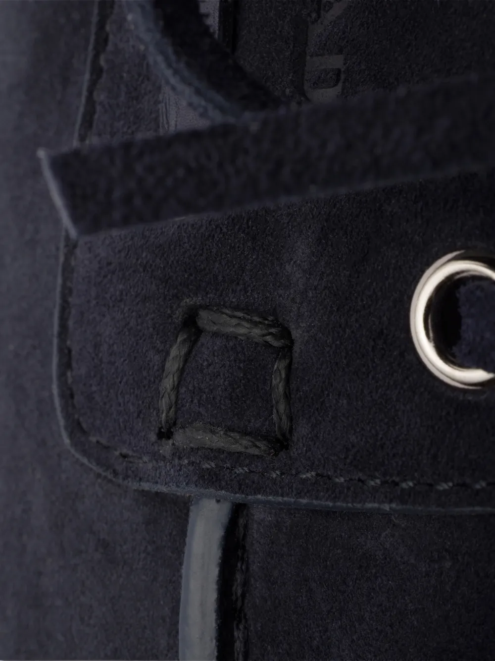 Prada suede boat shoes Blauw