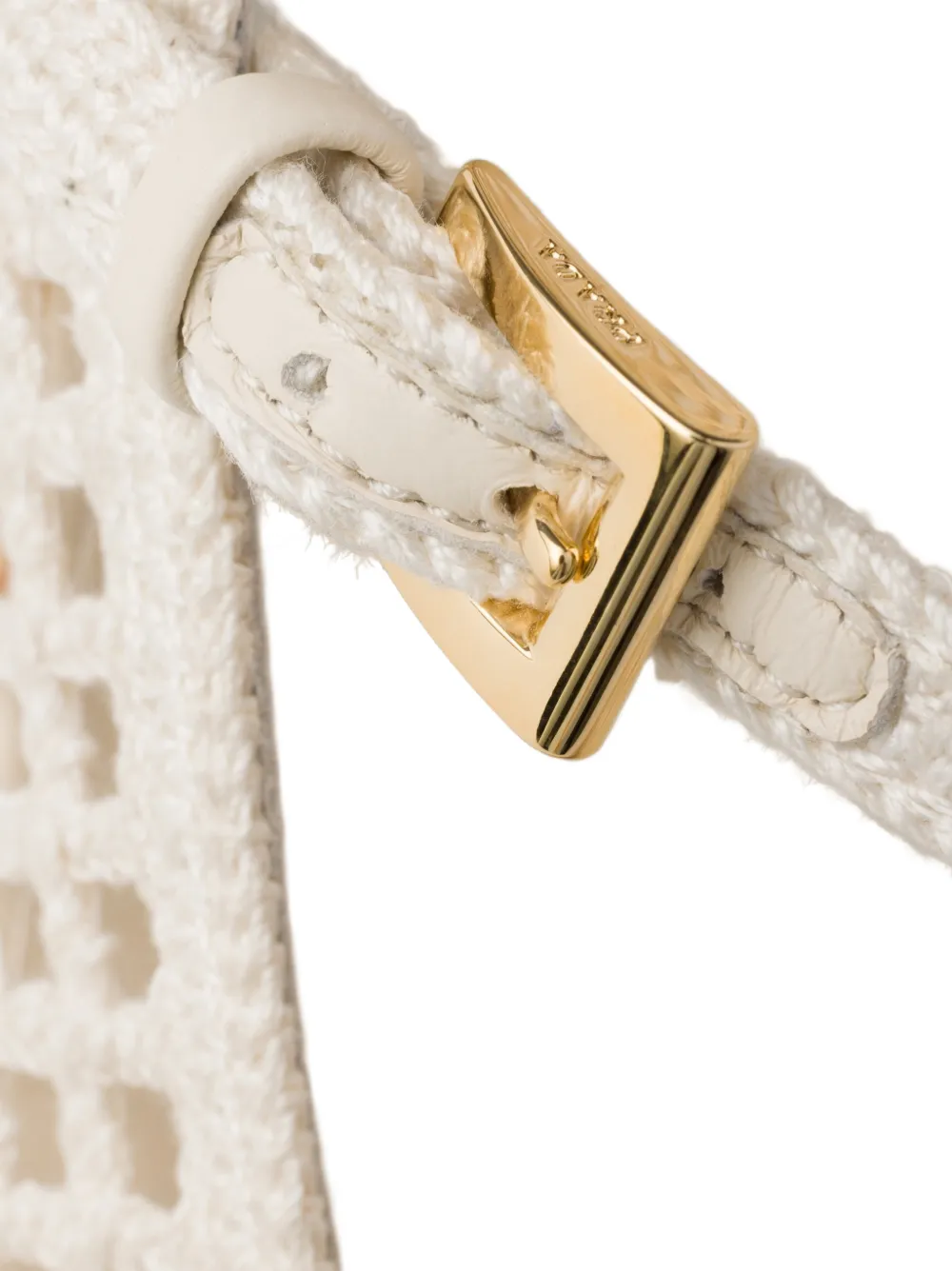 Prada Pumps met gehaakt effect Beige