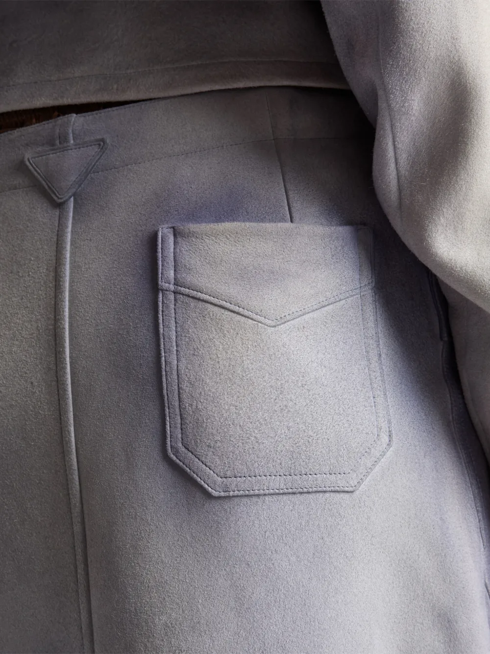 Prada Rok met knopen Blauw