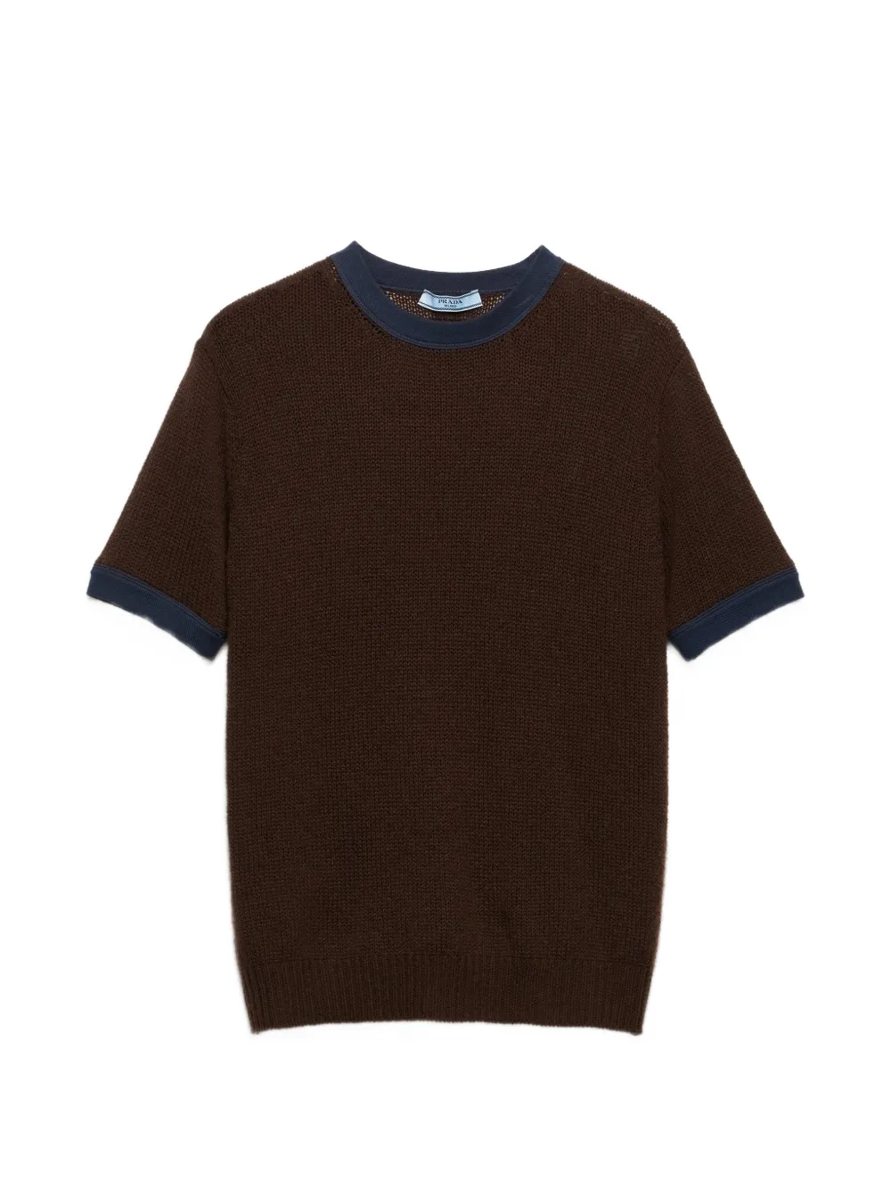 Prada short-sleeve sweater - Marrone