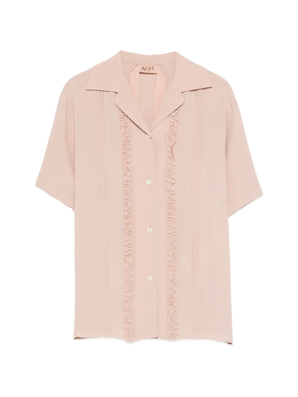 Nº21 ruffled shirt - Rosa