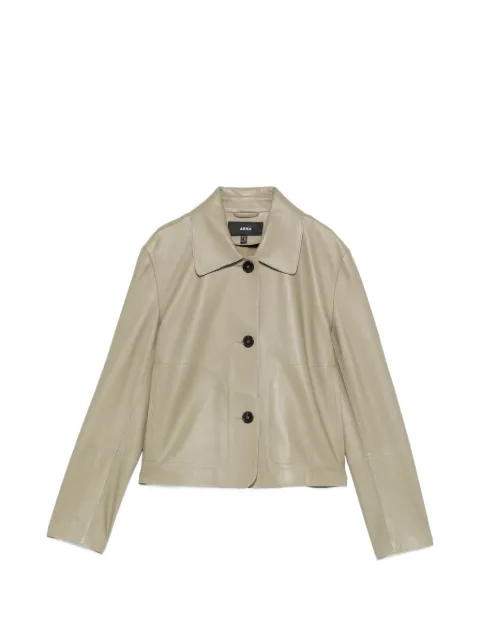 Arma boxy-fit leather jacket