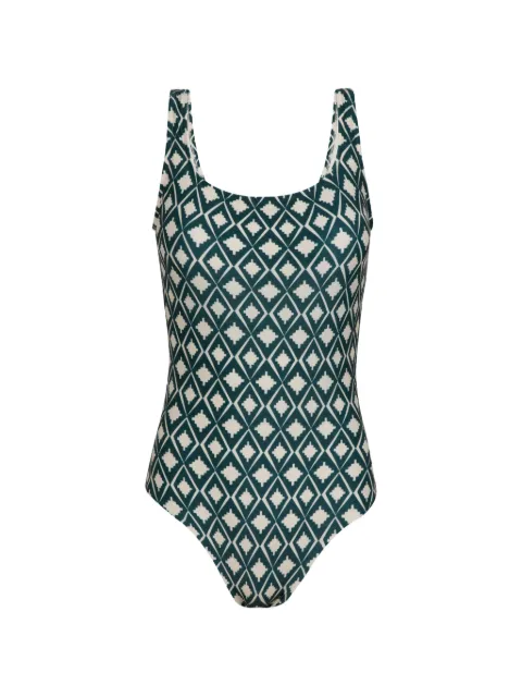 Lenny Niemeyer Maiô com padronagem geométrica