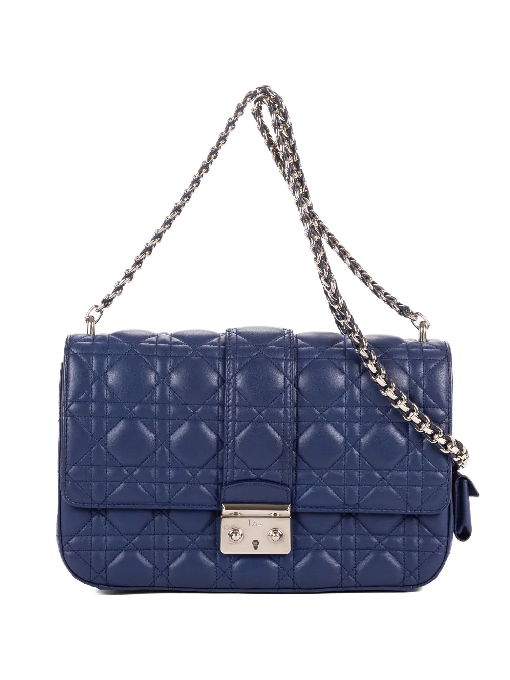 Christian Dior Pre-Owned medium Miss Dior chain-strap shoulder bag - Blu