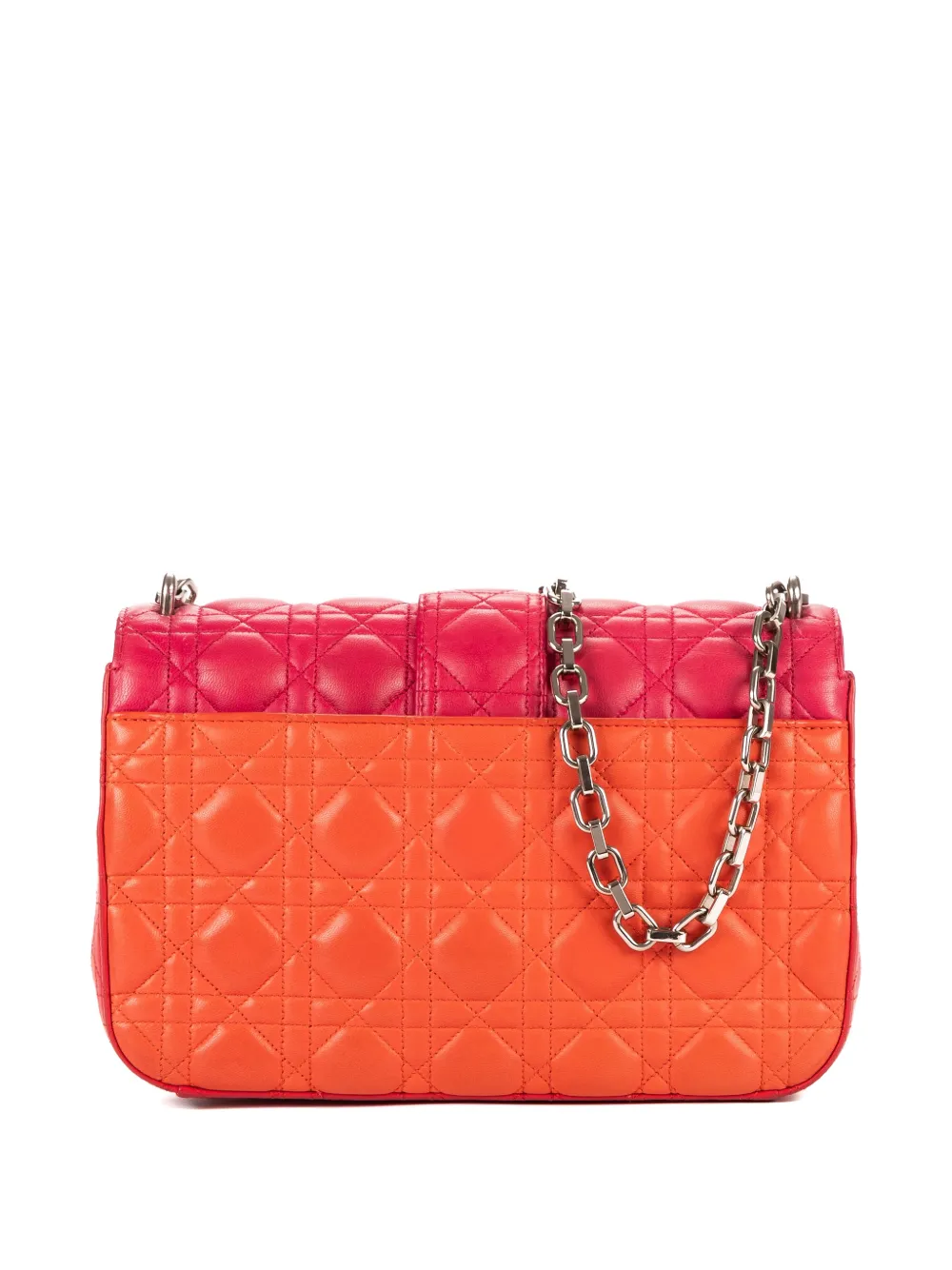 Dior Pre-owned Quilted Chain-strap Cross Body Bag in Red, view 2