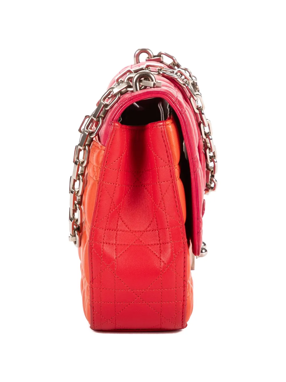Dior Pre-owned Quilted Chain-strap Cross Body Bag in Red, view 5