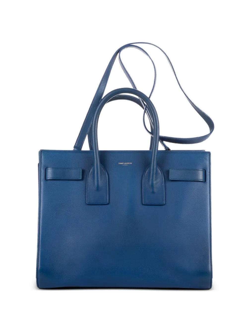 Saint Laurent Pre-Owned top-handle tote bag - Blu
