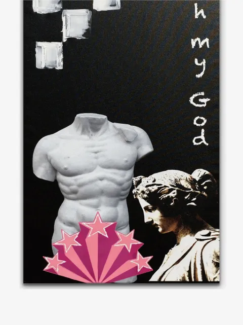 Vj’s Mind extra small Oh My God! star-print painting