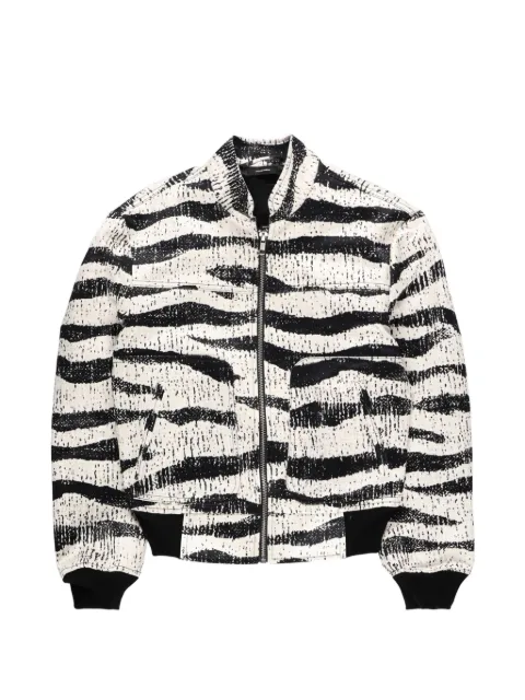 R13 stand-collar jacket