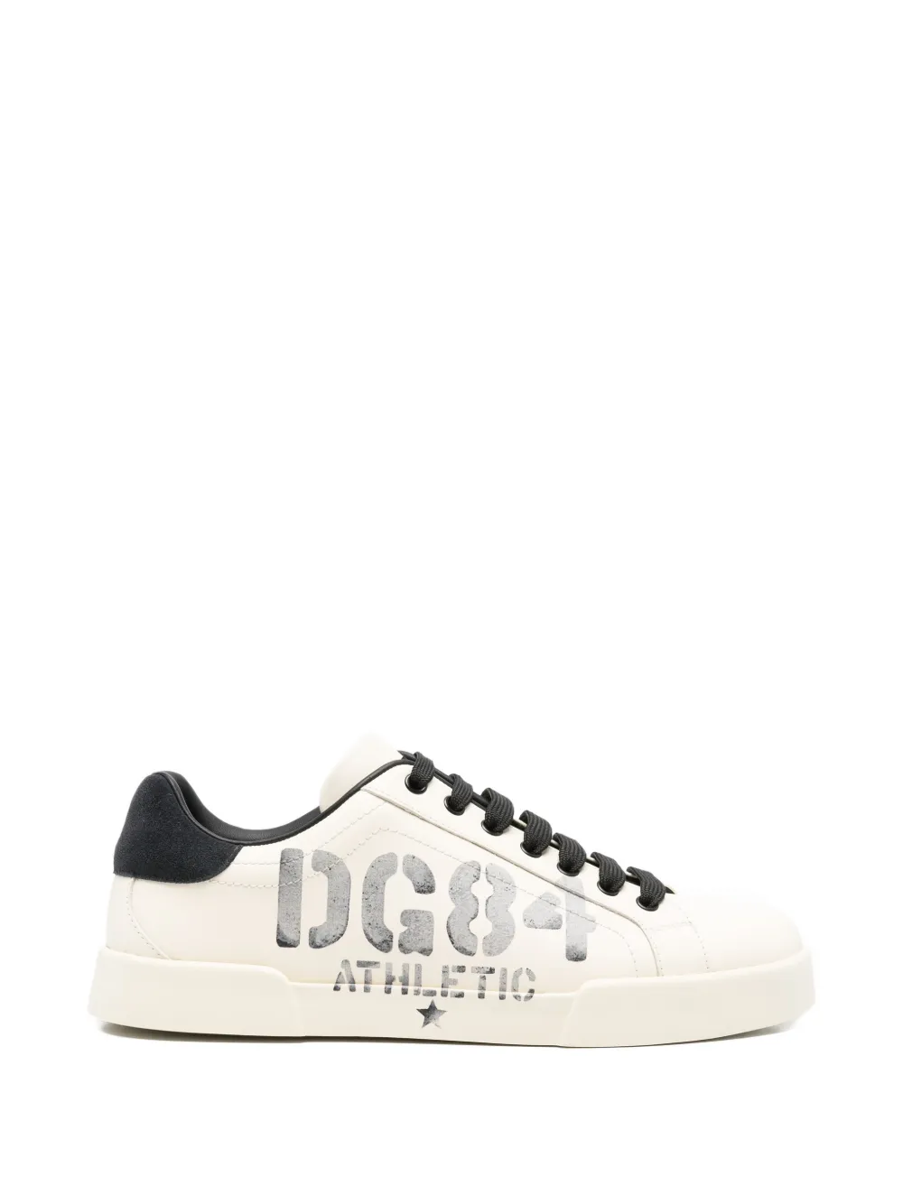 Dolce & Gabbana leather sneakers | Neutrals | Image 1