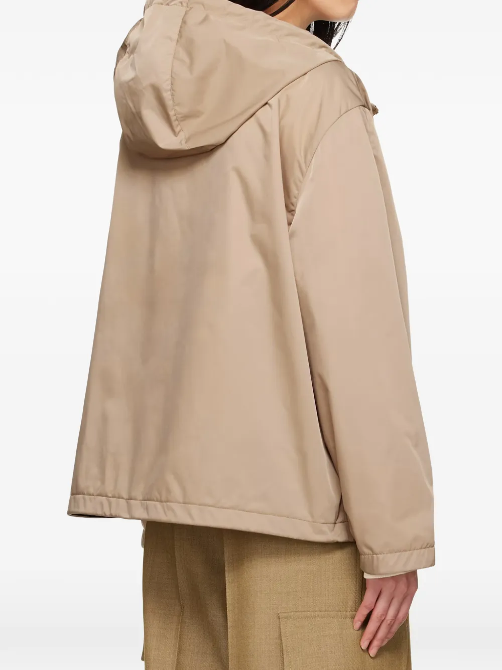 Moncler Cassiopea jack met capuchon en rits Beige