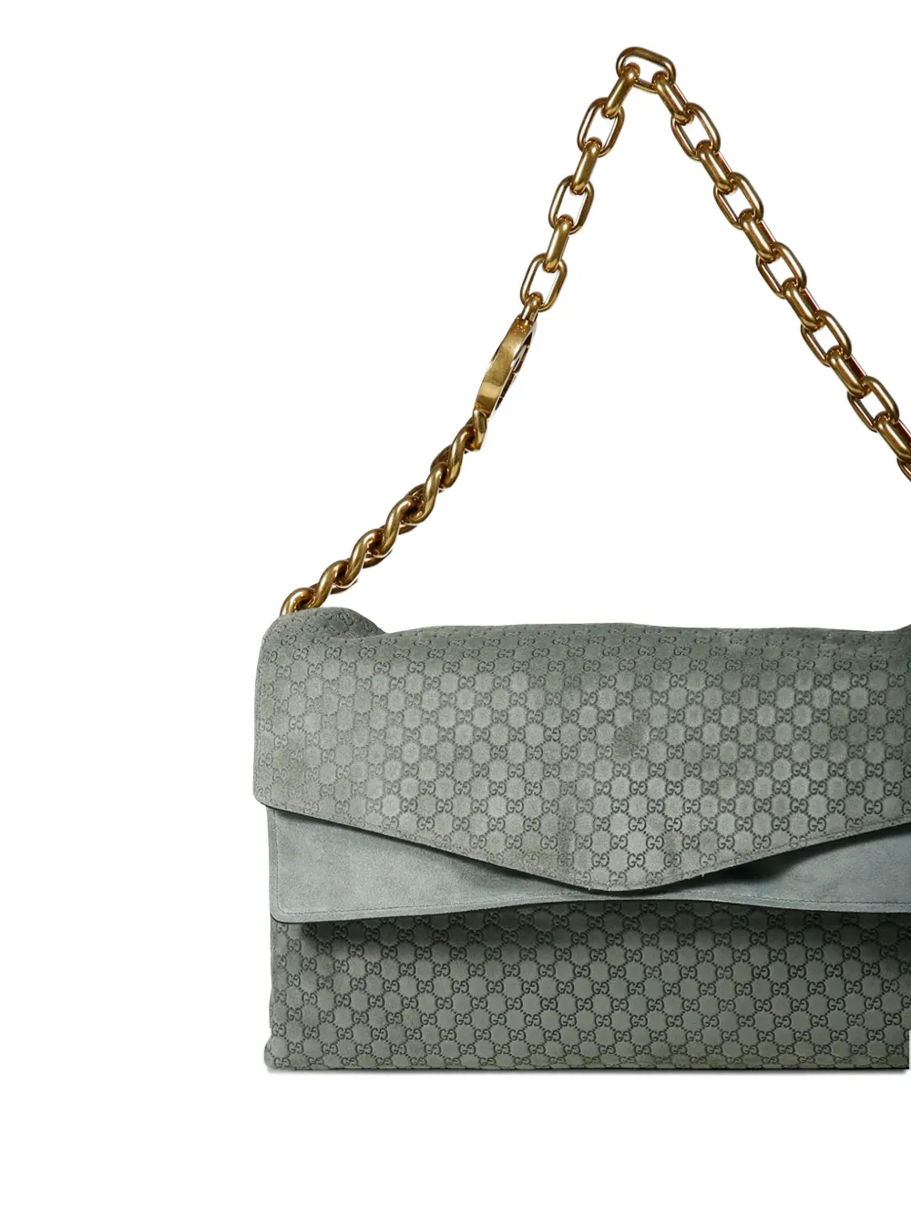 large suede shoulder bag