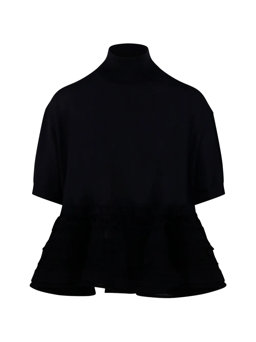 Alaïa 러플 탑 | 블랙 | Image 1