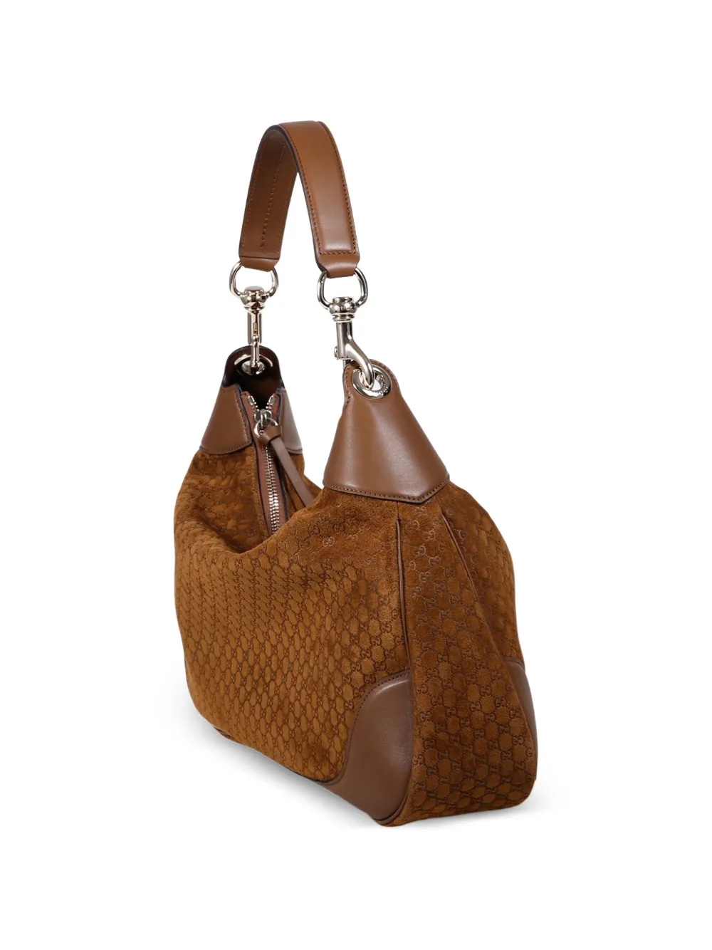 Gucci Medium B schoudertas Bruin