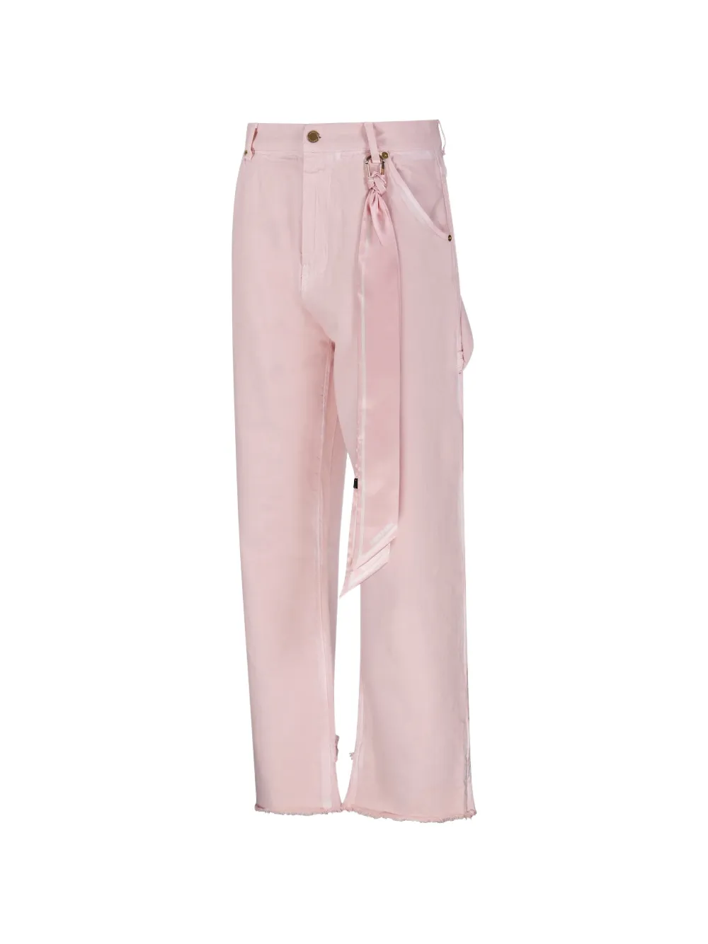  Darkpark Scarf-detail Jeans - Pink 