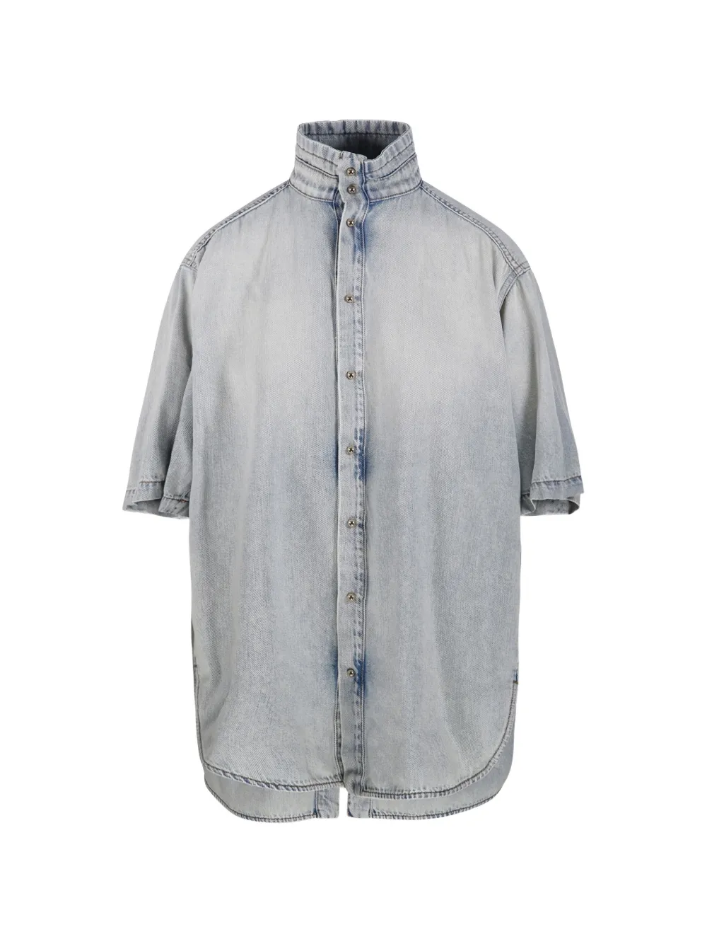 DARKPARK buttoned collar top - Blu