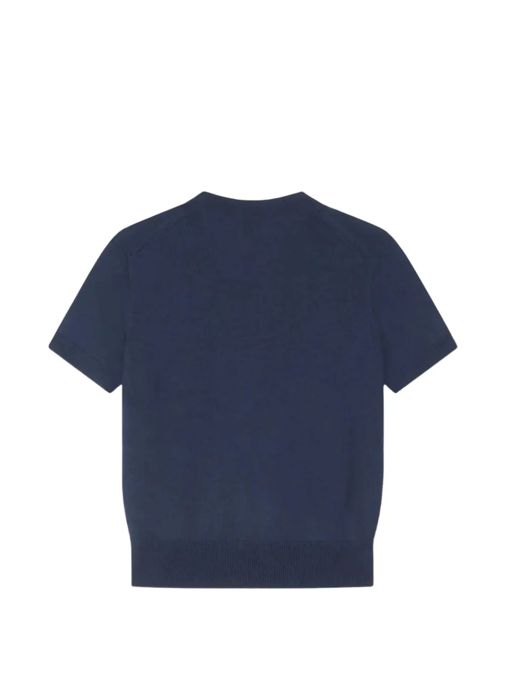 Kenzo T-shirt met korte mouwen en bloemapplicatie Blauw