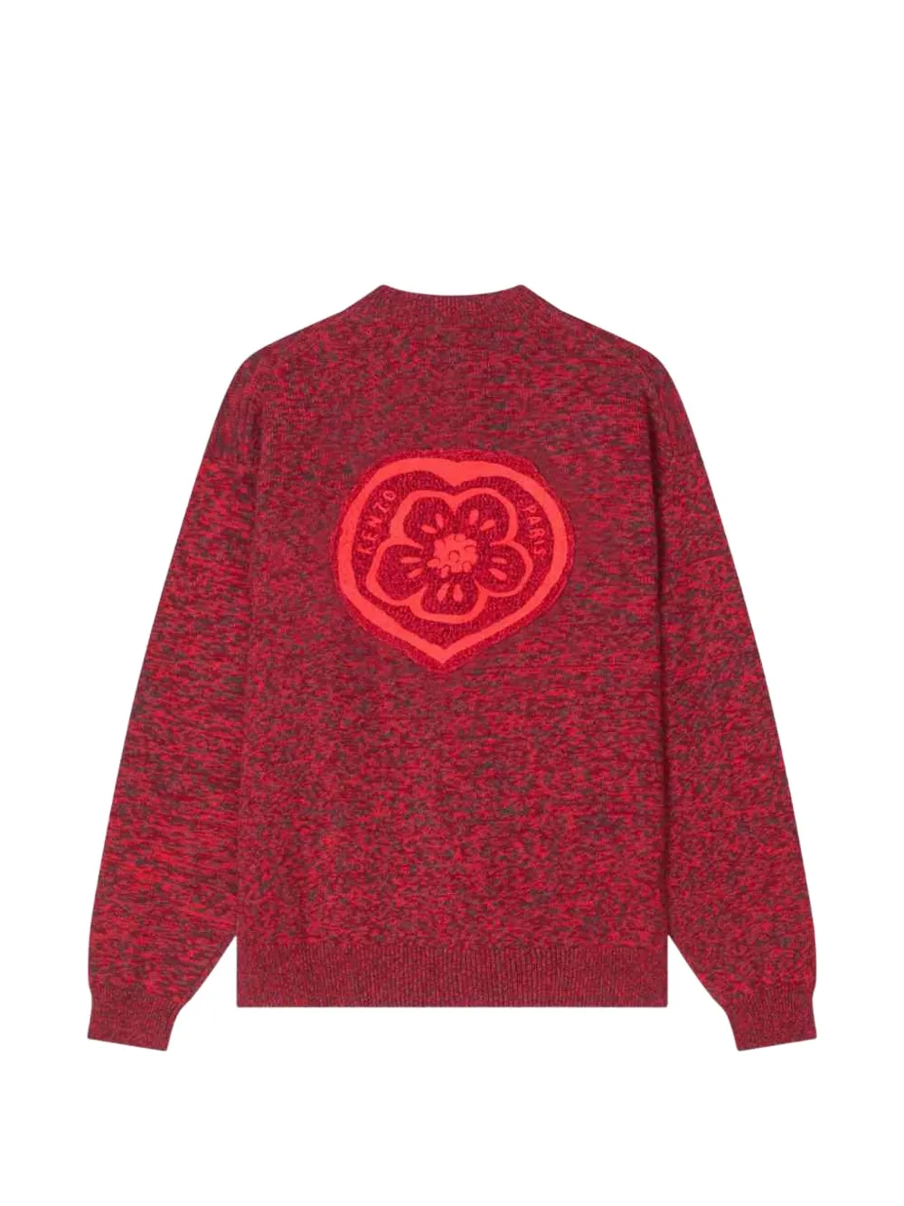 logo v-neck cardigan