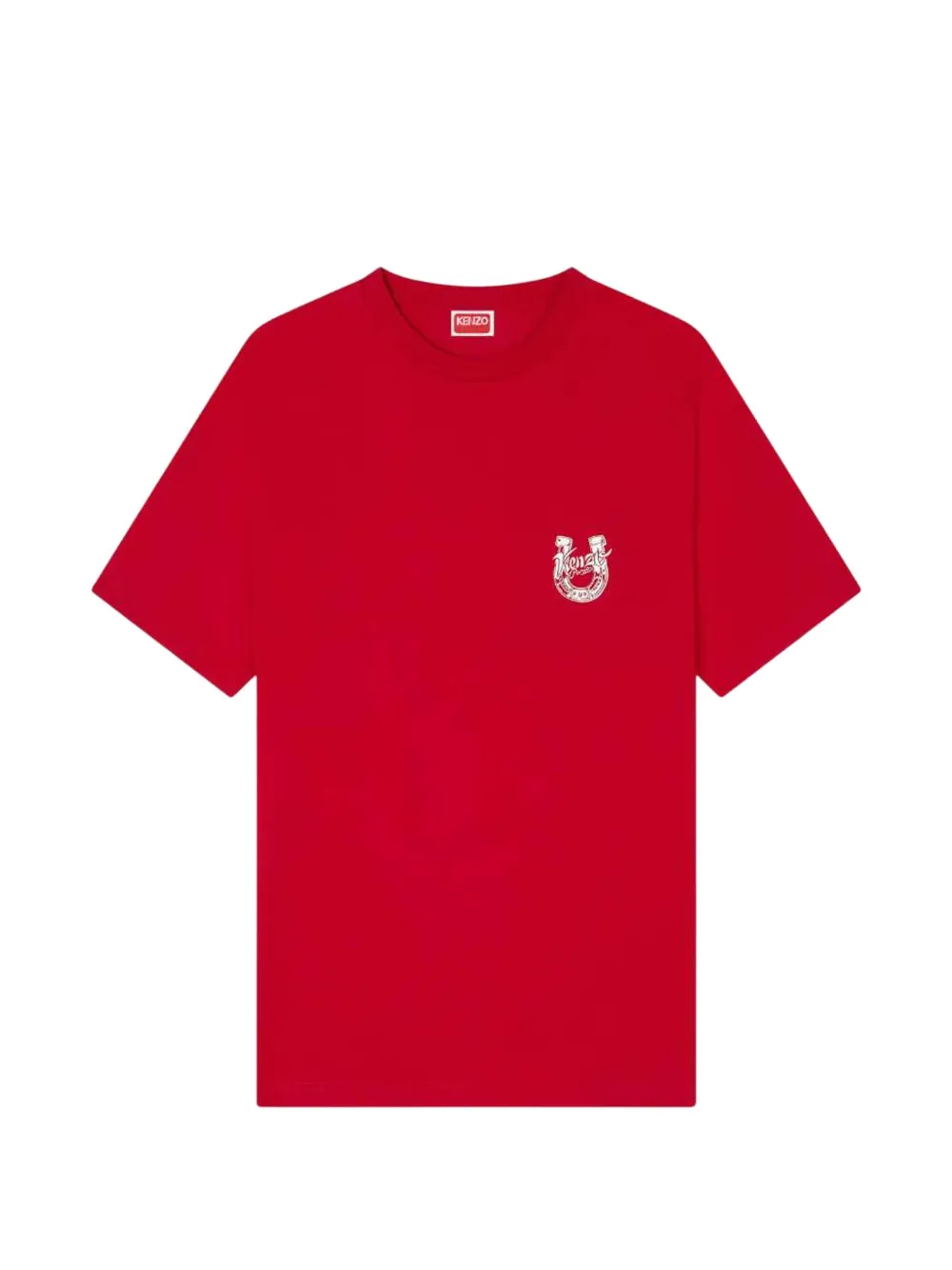 Kenzo Lunar New Year graphic-print T-shirt - Rosso