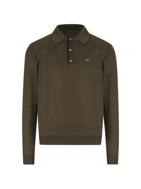 Prada long-sleeve polo shirt