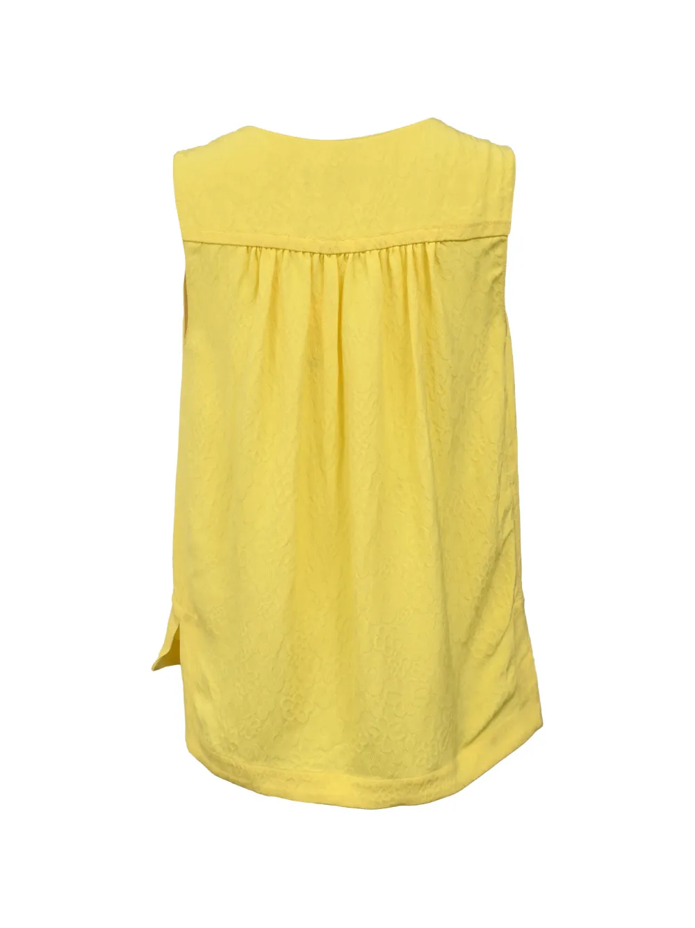 Marni Pre-Owned Jacquard Ruched Top | Yellow | FARFETCH ZA