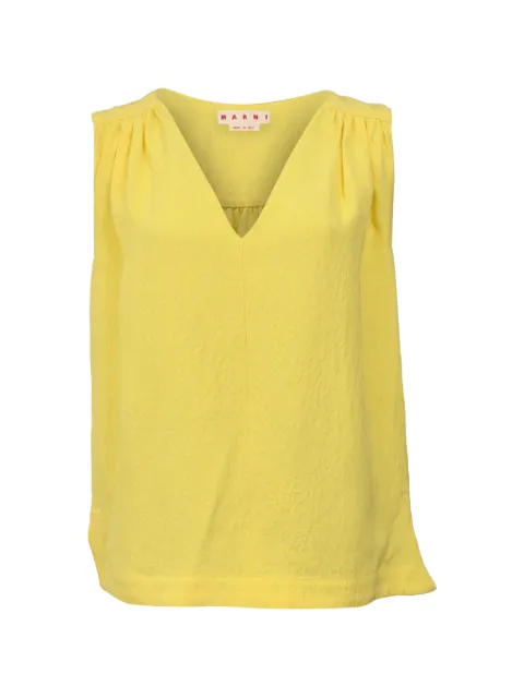 Marni Pre-Owned jacquard ruched top