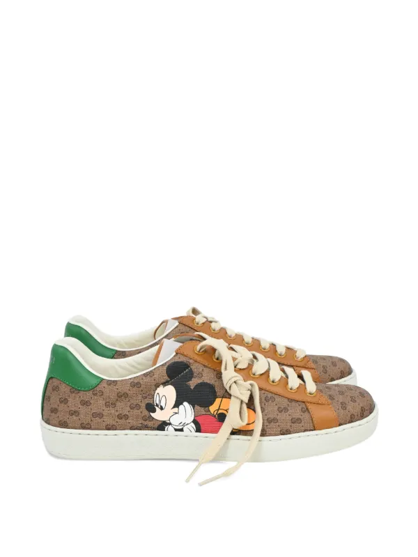 Gucci Pre-Owned x Disney Ace Sneakers | Brown | FARFETCH