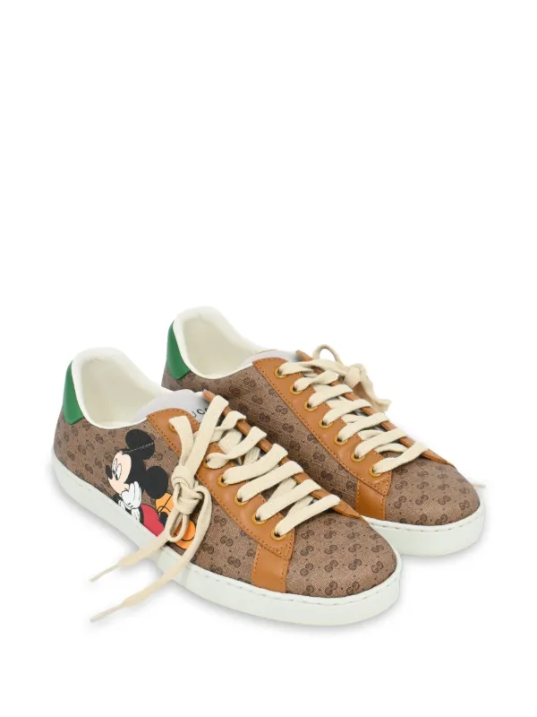 Gucci Pre-Owned x Disney Ace Sneakers | Brown | FARFETCH