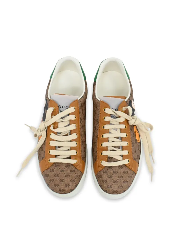 Gucci Pre-Owned x Disney Ace Sneakers | Brown | FARFETCH