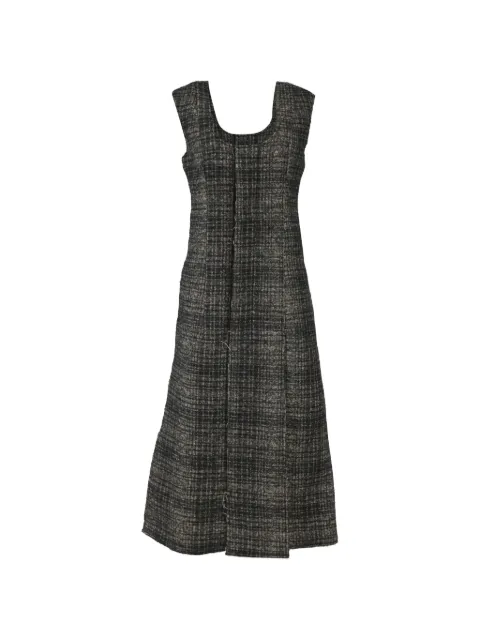 Marni Pre-Owned vestido midi de tweed con motivo de cuadros