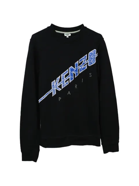 Kenzo Pre-Owned logo long-sleeved sweatshirt