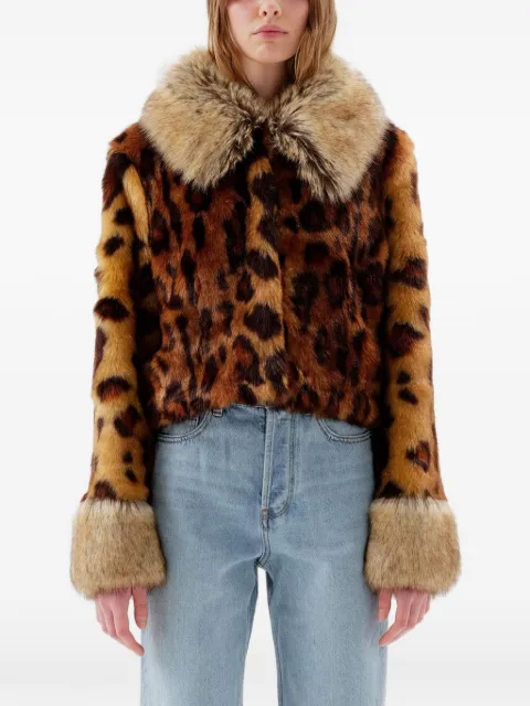 Unreal Fur Jacke mit Leoparden-Print