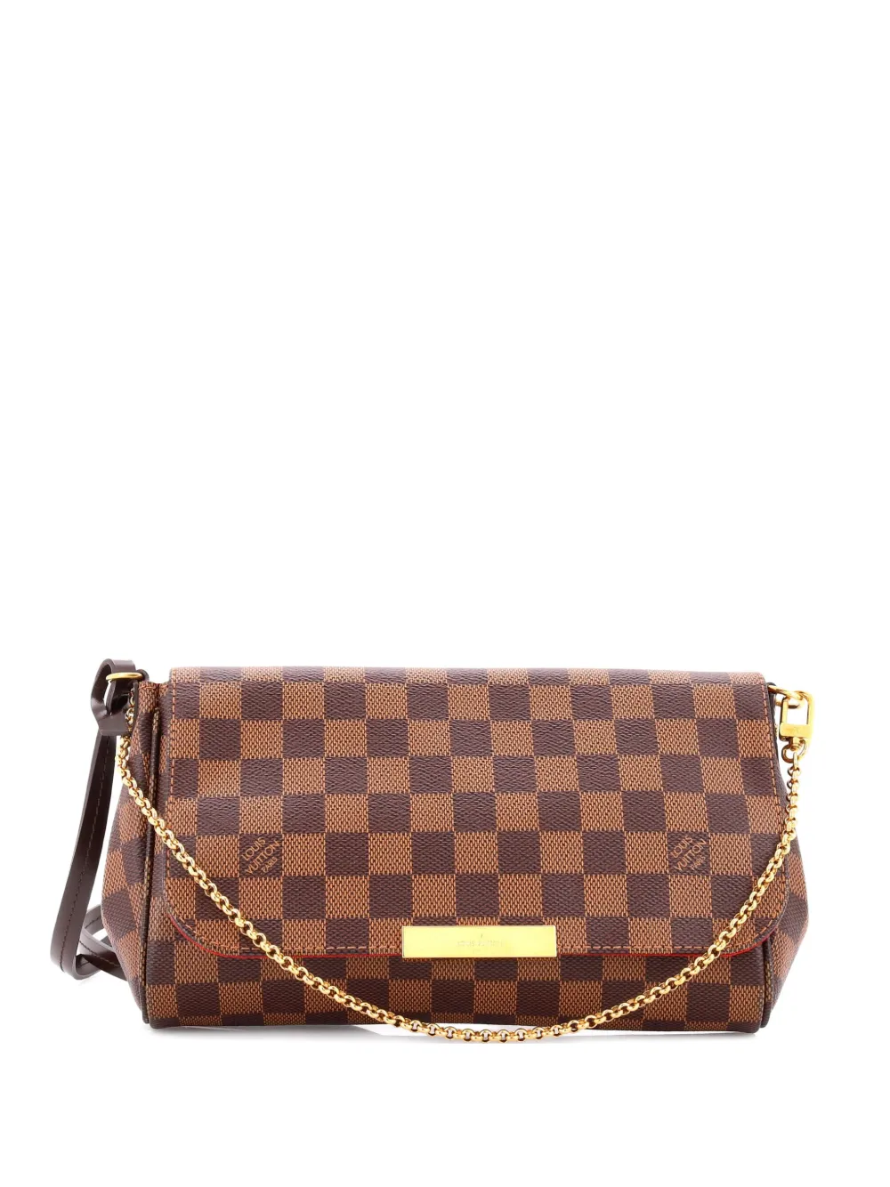 Louis Vuitton Pre-Owned Borsa a tracolla Favorite Handbag Damier MM - Marrone