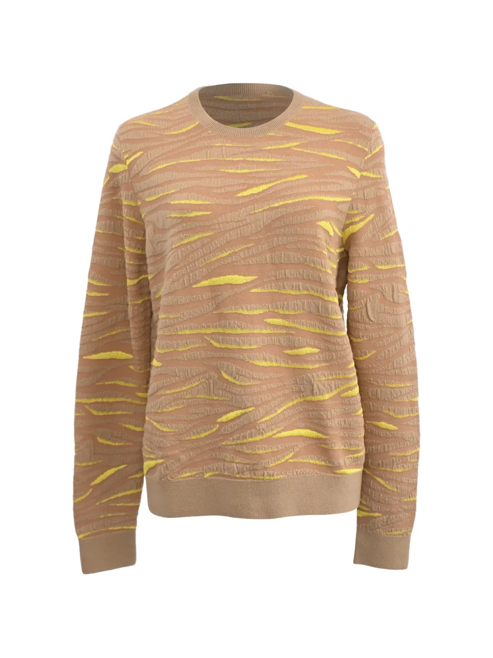 Stella McCartney Pre-Owned animal-pattern crew-neck sweater - Toni neutri
