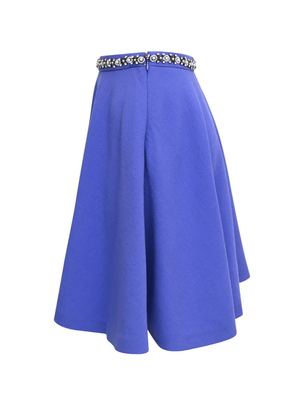  Miu Miu Pre-owned Rhinestone-embellished Waistband Mini Skirt - Blue 