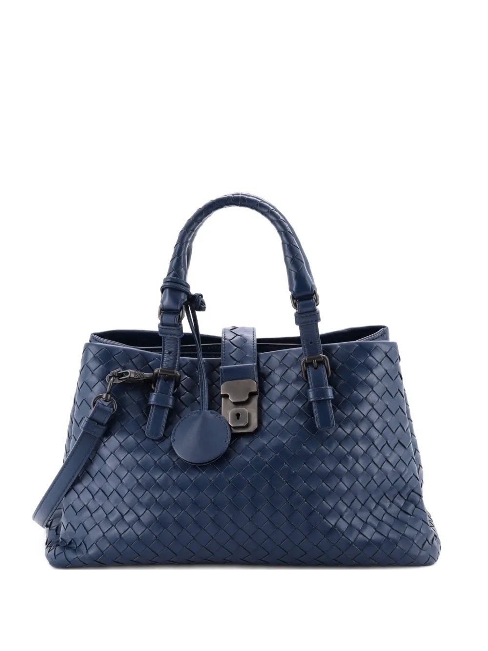 Bottega Veneta Pre-Owned Roma Bag Intrecciato Nappa Small tote bag - Blu