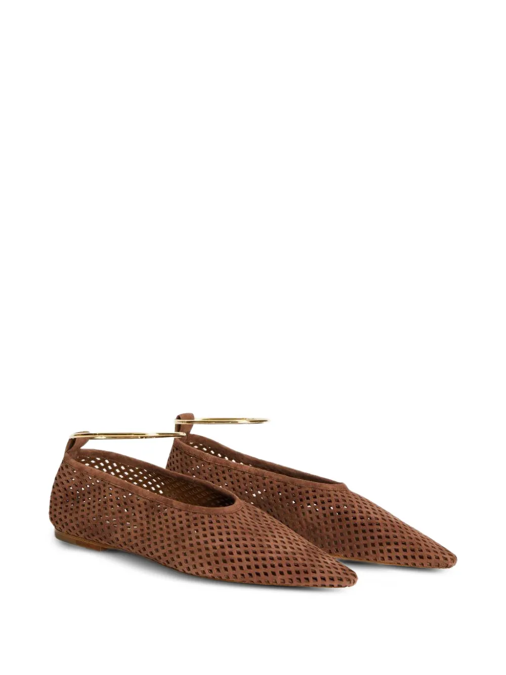 Jil Sander perforated ballerina flats Bruin