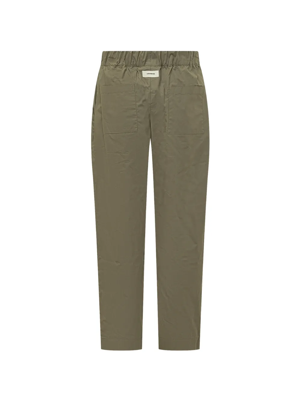 A Paper Kid logo-patch trousers - Verde