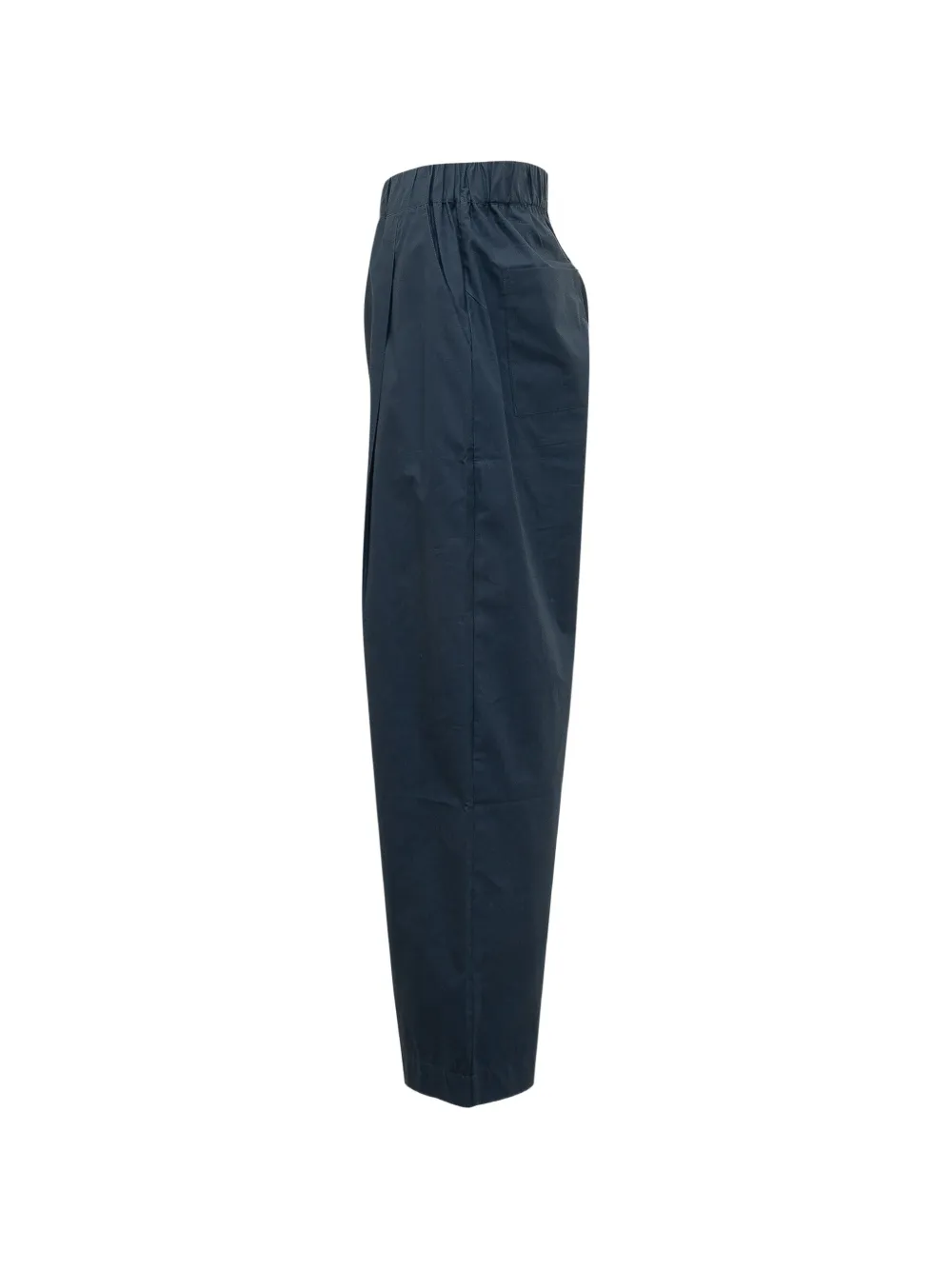 A Paper Kid Broek met logopatch Blauw