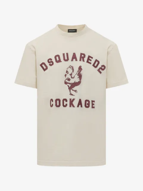 DSQUARED2 rooster-print T-shirt