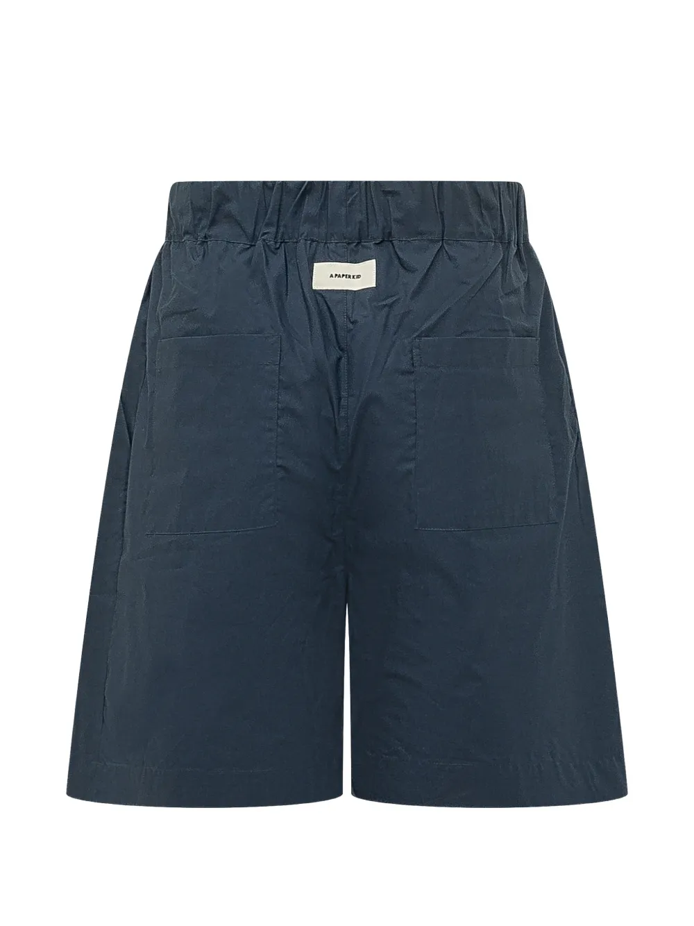 A Paper Kid logo-patch bermuda shorts - Blu