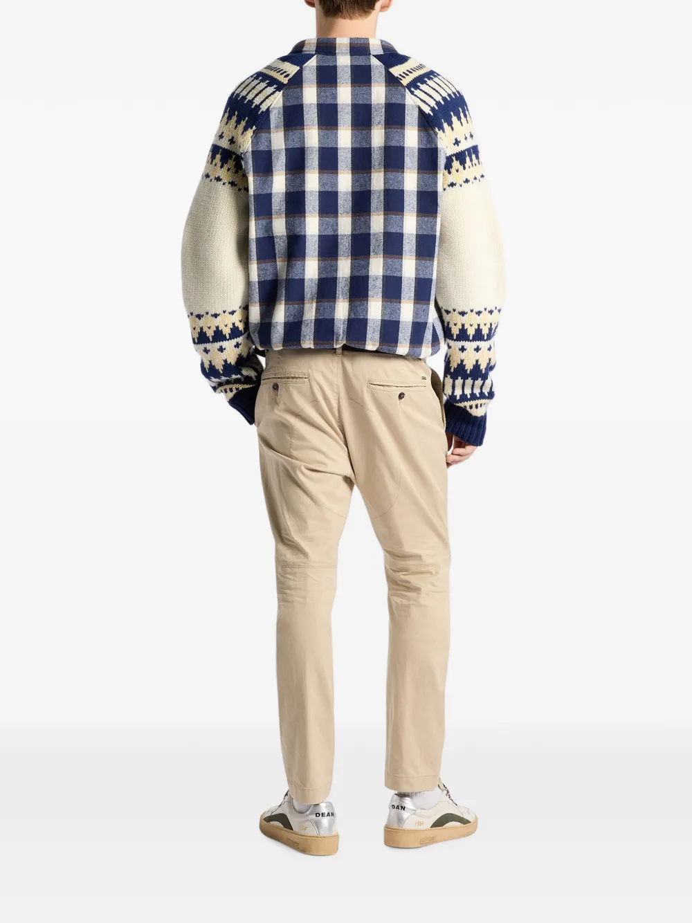 DSQUARED2 Broek met riemlussen Beige